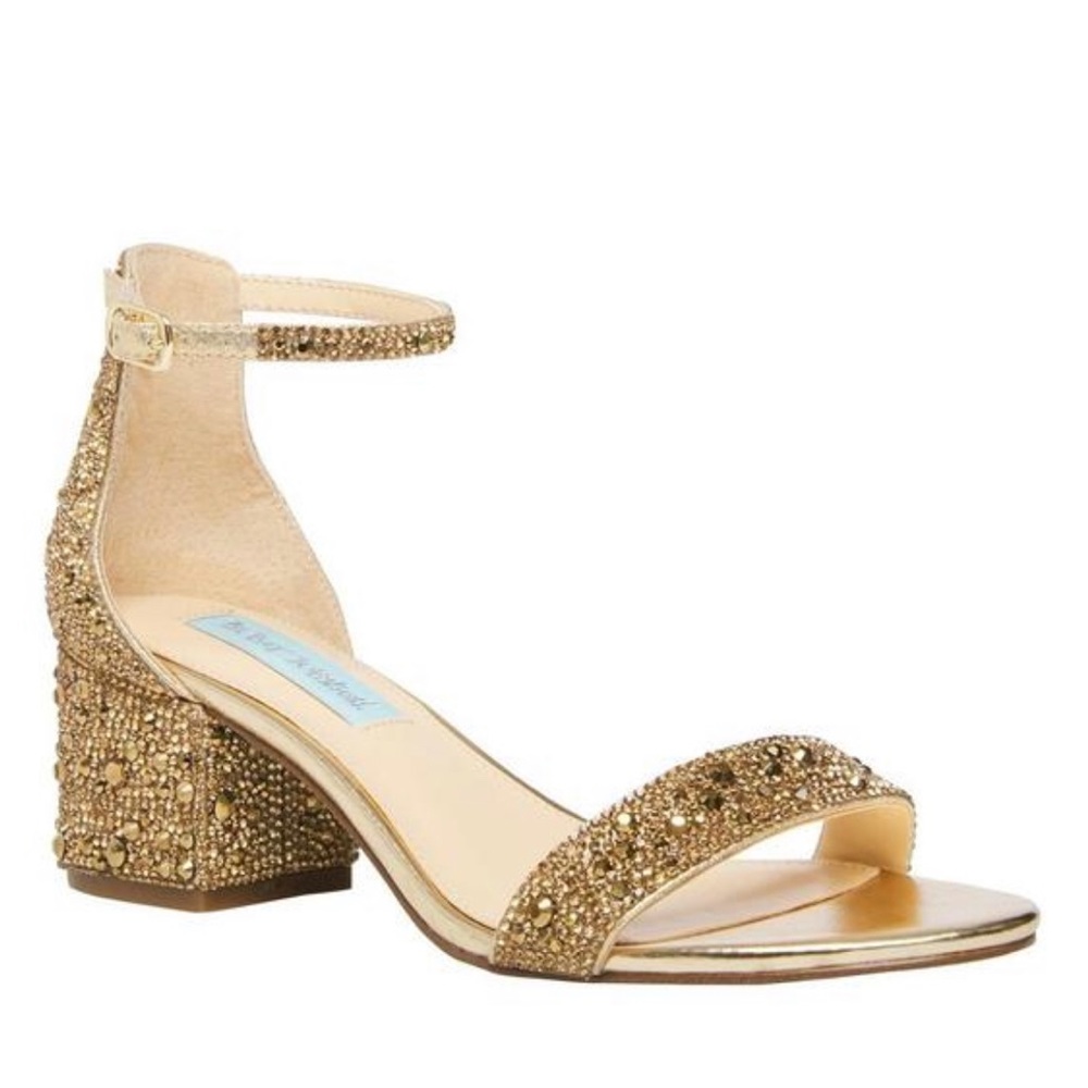 💛✨Betsey Johnson SB-MARI Heel in Gold✨💛